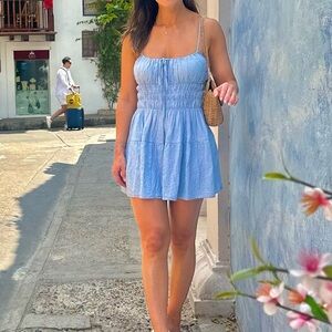 Blue Gingham Sundress